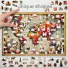 WOODEN.CITY Wooden Puzzle 1000 Pieces for Adults - Colorful Map - Made in EU