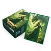 Katomula 100 PCS MTG Card Sleeves with 100 PCS Perfect Fit Sleeves, Art Matte Card Sleeves with Inner Sleeves - Fit Standard Size Cards - Enchantress of The Emerald Dragon