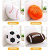 18inch Fluffy Soccer Balls Plush Pillow,Soft Soccer Ball Stuffed Toys,Plush Sport Theme Cushion Stuffed Pillow, Sphere Pillow Toys Gift for Kids Boy Girls Children Room Decoration