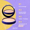 Nailen Compact Makeup Setting Powder with Matte Finish, Shine Control, Full Coverage - Ideal for All Skin Types & Poreless Smooth Look - Tone 5, (1 Count)