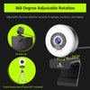 NexiGo N960E 1080P 60FPS Webcam with Light, Software Included, Fast AutoFocus, Built-in Privacy Cover, USB Web Camera, Dual Stereo Microphone, for Zoom Meeting Skype Teams Twitch