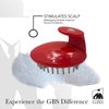 G.B.S Hair Scalp Massager Shampoo Brush, Promotes Hair Growth, Improves Circulation, Reduces Stress Hair Care Tool, Black and Red