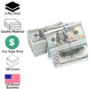 Iconikal Disposable Dinner Paper Party Napkins, $100 Dollar Bill Money, 48-Count