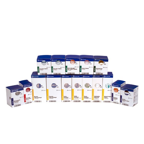 First Aid Only 700002 SmartCompliance General First Aid Kit Refill Medications, 237 Pieces