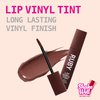 Ruby Kisses Lip Vinyl Tint - High-Pigment, Transfer-Proof, Smudge-Proof Liquid Lipstick, Soft-Satin Shine, Lightweight Makeup, Long-Lasting Lip-gloss, Full Coverage Color (TANTALIZE, 2.8mL)