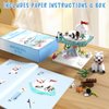 Christmas Polar Bear and Penguin Building Set, Sea Animals Building Kit Compatible with Lego Winter Village, Includes Igloo Fish Crab Sea Animals, Brithday Gift for Boys Girls Aged 8+ (286Pcs)