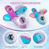 Tigerhu Princess Dress Up, Girl Dress Up & Jewelry Boutique, Toddler Dress Up Toys with Cloak & Tutu Skirt, Princess Shoes Pretend Jewelry Accessories Princess Costumes Gifts Toys for Girls Years 3+