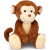 IKASA Monkey Stuffed Animals Plush Toys,12.5" Cute Plushie Soft Cuddly Plushy Fluffy Toy,Gifts for Family Kids Children Girls Boys