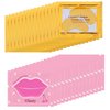 30 Pairs Lip Mask & Under Eye Mask, 24K Gold Gel Eye Masks,Collagen Moisturizing Lip Masks for Dry Lips,Eye Patches for Puffy Eyes, Effectively Nourishes Lip & Eye Skin Care