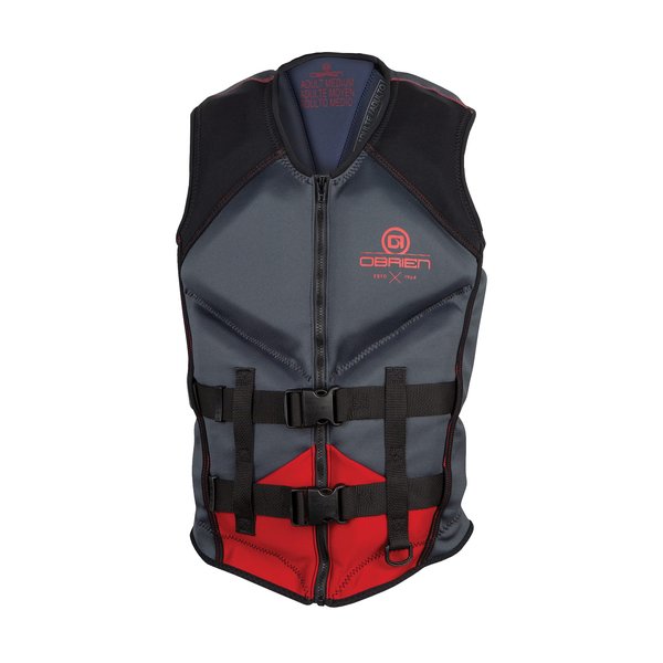 O'Brien Recon Men's Neoprene CGA Life Jacket, Red, Small