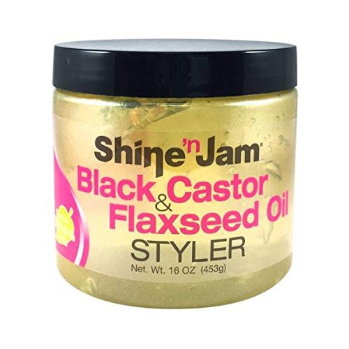 AmPro Shine 'N Jam Black Castor & Flaxseed Oil Styler (Pack of 2)