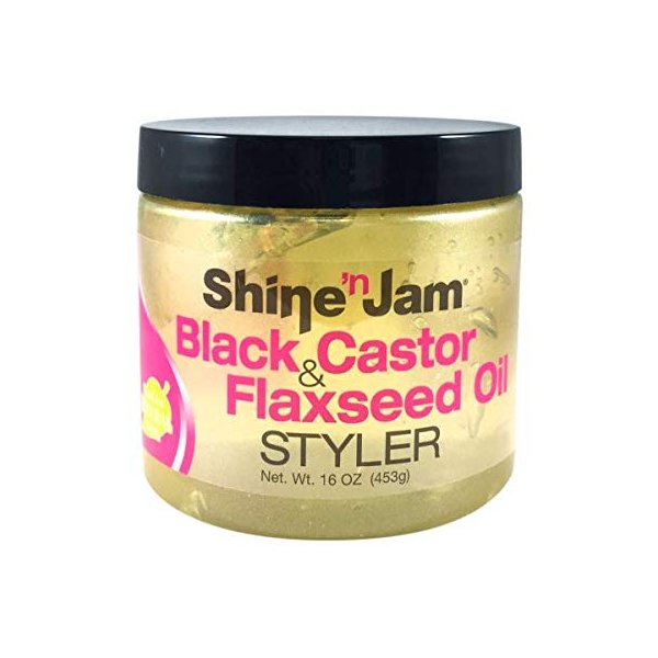 AmPro Shine 'N Jam Black Castor & Flaxseed Oil Styler (Pack of 2)