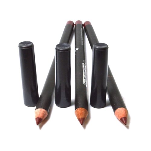 3 Pcs x Italia Deluxe [ 1061 Mahogany ] Ultra Fine Lip liner Pencil Lipliner Set + Free Zipper Bag