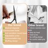 VXKOCZS Professional Hair Scissors Set include Barber Scissors and Thinning Shears,hair cutting scissors, ergonomic blades, hair cutting shears for men, women, children and pets (2 PCS)
