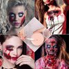 CCbeauty Halloween Scar Wax Kit 2.7oz - SFX Special Effects Stage Makeup, Fake Wound Mouldable Wax with Spatula Tool for Fake Cuts Nose Putty Makeup - Stage Film Costumes Cosplay SFX, Fair Light Skin