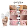 Phoera® Full Coverage Foundation Soft Matte Oil Control Concealer 30ml Flawless Cream Smooth Long Lasting (103 WARM PEACH)
