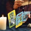 OMNITO Original Tarot Cards in Spanish | 78 Card Deck | Pocket-Sized (4.13" x 2.3") Spanish Deck | Fortune Telling Cards | Classic Meanings with Online Guide for Beginners