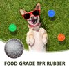 petizer 3 Pack 2.5” Squeaky Dog Toy Balls, Floating Dog Pool Balls, Spiky Dog Balls Water Toys, Durable Interactive Fetch Toys for Puppy, Dog Chew Toys for Teething (2.5", Small Dog)