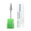 HYTOOS Cone Nail Drill Bits, Coarse 15mm Taper Nail Bit, 3/32 Right-Way Carbide Drill Bits for Nails, Gel Polish Manicure Electric Removal Tools, C