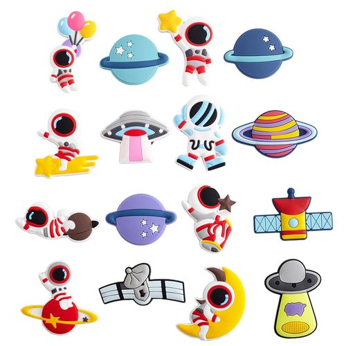 Space Astronaut Series Creative Fridge Magnets, Firmly & Stably Adsorbed Decorative Magnets for Refrigerators Whiteboards Crafts Kids Learning Toy
