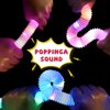 Mikulala 24 Pcs Light up Party Favors for Kids 4-8-12, Glow Sticks Pop Tubes Pack, Light up Toys Glow Party Supplies, Christmas Party Favors Birthday Gifts for Kids Classroom Treasure Box Prizes