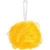 BRUBAKER Cosmetics - Premium Bath & Shower Sponge - Exfoliating Body Pouf - with String for Hanging - 5 Pack - Yellow