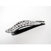 Generic Clear crystal black acrylic alligator hair claw clip clamp