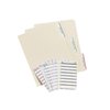 Avery File Folder Labels on 4" x 6" Sheets, Easy Peel, White/Red, Print & Handwrite, 2/3" x 3-7/16", 252 Labels (5201)