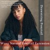 Ponytail Extension for Black Women Deep Curly Drawstring Ponytail 20 Inch Afro Kinky Curly Clip in Pony Tails Hair Extensions Curly Synthetic Soft Fluffy Ponytail for Daily Use