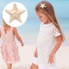 CHANZET 6Pcs Starfish Hair Clips, Resin Cute Beach Sea Hair Barrettes Pins, Mermaid Headpiece Hair Alligator Clips for Women Girls Hair Accessories Birthday Gift