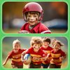 350PCS Football Temporary Tattoos, American Football Tattoos Face Stickers for Kids Boy, Football Themed Party Favors as Cheerleaders Team Players Gifts