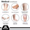 Surgical Opaque Knee-Hi Firm Support Open Toe 20-30mmHg Graduated compression Surgical Weight -- Made in USA (2XL, Beige) by Mojo Compression socks