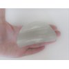 Glossy lite gray hair claw clip