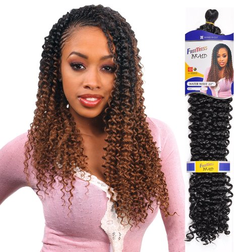 Synthetic Hair Braids FreeTress Water Wave Bulk 22" (6-Pack, TT350)