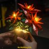 BrickBling Light Compatible with Lego Icons Poinsettia Flower Décor, LED Lighting Compatible with Lego 10370 (No Model Set)