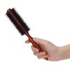 Hair Brush, Automatic Machine Tufting Technology Pointed Tail Handle Roller Hairbrush for Salon or Family Use for Reduces Frizz Prevents Dryness and Split Ends(Twill, blue)