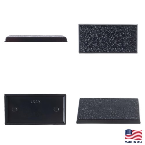 EasyPegs 25x50mm Textured Plastic Rectangular Bases Wargames Table Top Games 60 Count