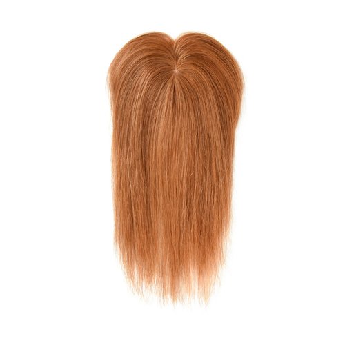 Meiverah Clip in Bangs Human Hair 3D Clip on Air Fringe Hairpiece for Women Hair Extensions (2.3"x2.3", 10") (2.3“x2.3" 10", Copper Red)