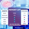 (3 Pack) Memory Lift Capsules, Official MemoryLift Brain Health Supplement with All Natural Ingredients, Advanced Memory Lift Brain Health Support with Premium Vitamins for Women & Men (180 Capsules)