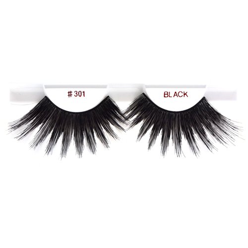 6packs Eyelashes - #301 Christina 100% Human Hair Fake Eyelashes