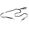 Coastal - 2 Dog Walker Tangle-Free Adjustable Leash, Black, 1" x 04'