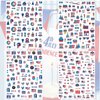 TailaiMei 12 Sheets 4th of July Nail Decals Stickers, Self Adhesive Independence Day Patriotic American Flag DIY Design Eagles USA Nail Art Decorations