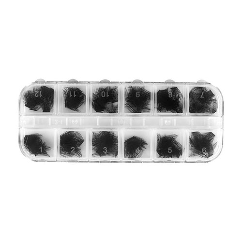 HBZGTLAD DIY Lashes Eyelash Clusters C/D Curl Thick False Eyelashes Mega 120Fan Segmented Fluffy Volume Individual Clusters Lashes Makeup (mix W01 C Curl)