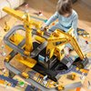 NIPLOOOW Construction Trucks Cars Toys for Toddlers, Kids Engineering Digger Race Tracks, Excavator Crane Boy Toys for 3-5 Year Old, Birthday Gifts for Kids Age 3 4 5 6 Year Old Boy