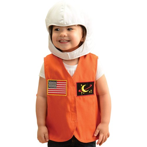 Cre8tive Minds Toddler Dress-Up Vests & Hats Astronaut, Multicolor