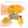 VERONNI 24K Gold Lip Mask -30 PCS Collagen Crystal Lip Masks Set Moisturizer Great Lip Plumper Mask for Dry Lip Hydrating Nourishing,Minizes Lip Fine Lines,Keep Lip Smoother and Soft
