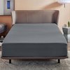 Bedsure Queen Fitted Sheet Only - Bed Sheets Extra Deep Pocket 16 inch, Ultra Soft Bottom Sheet for Queen Size Bed, Grey, 60" x 80"