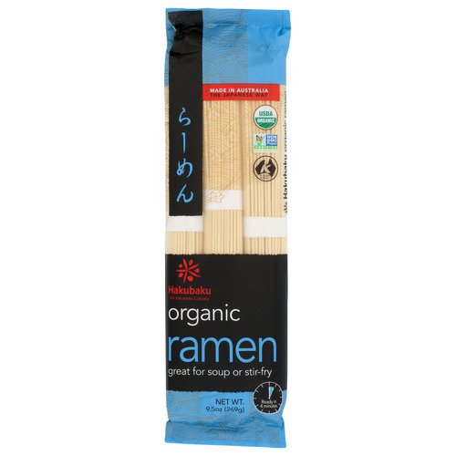 Hakubaku Organic Ramen Noodles, 9.5 oz