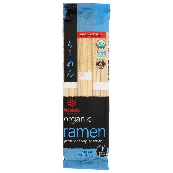 Hakubaku Organic Ramen Noodles, 9.5 oz