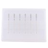 MZCMSL Barrel Cuticle Nail Drill Bit Set with Case, 6pcs Pro Diamond Nail Bits for Nail Salon Manicure, 3/32 Shank efile Bit(Medium)